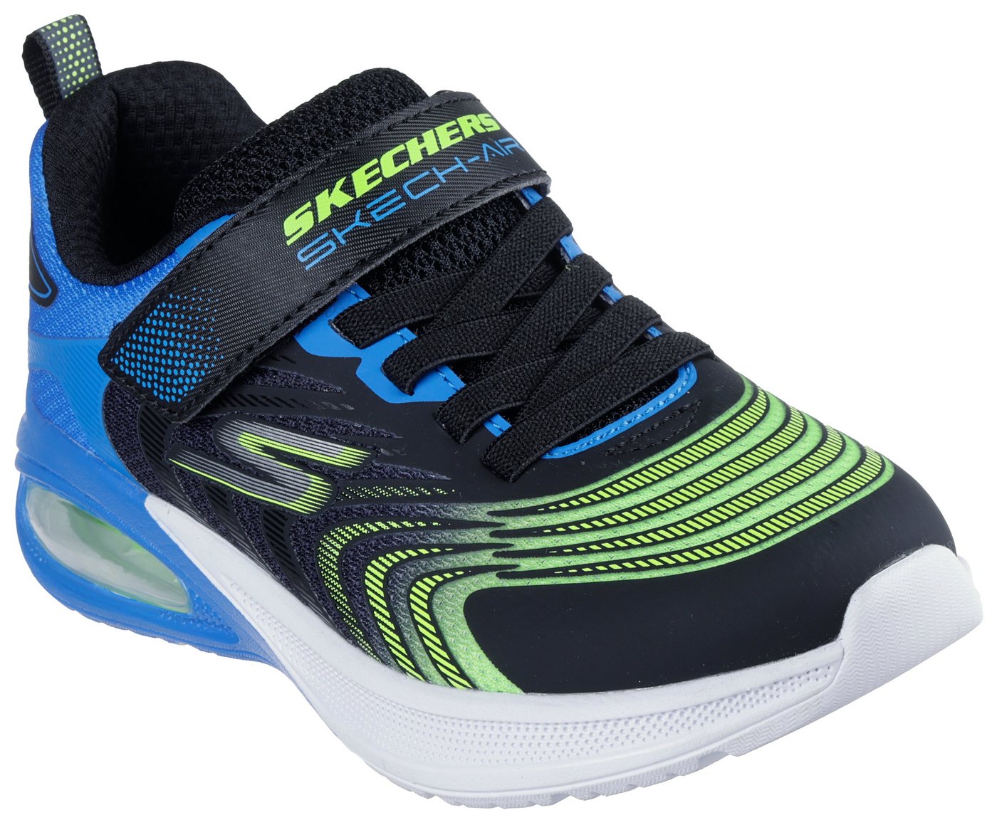 Skechers MICROSPEC MAX ADVANCE Sneaker, Freizeitschuh mit Klettverschluss, Größenschablone zum Download