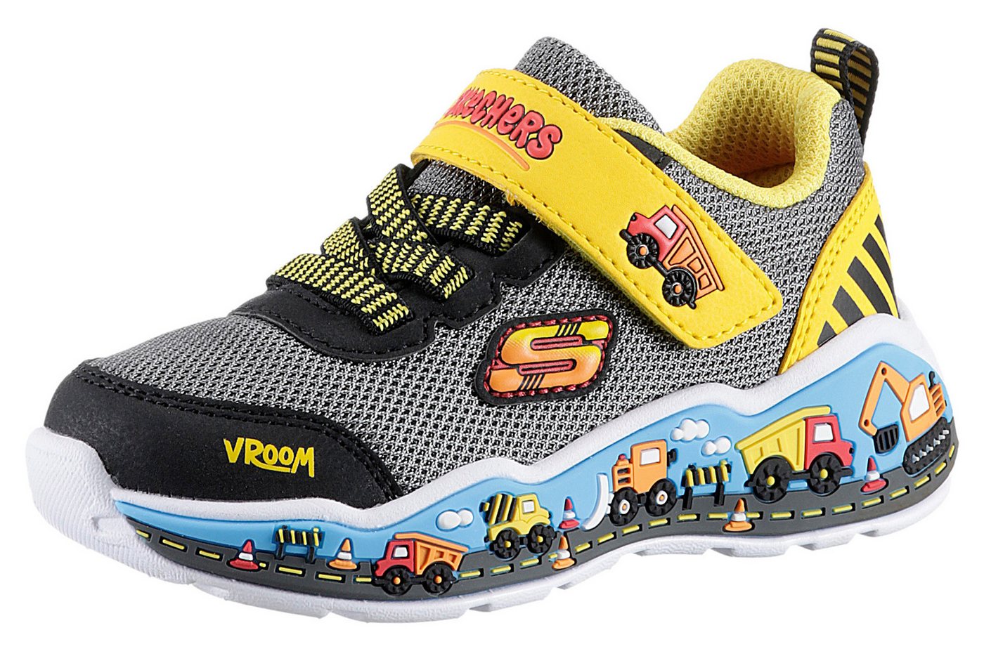 Skechers PLAY SCENE Lauflernschuh Freizeitschuh mit bedruckter Sohle, Größenschablone zum Download