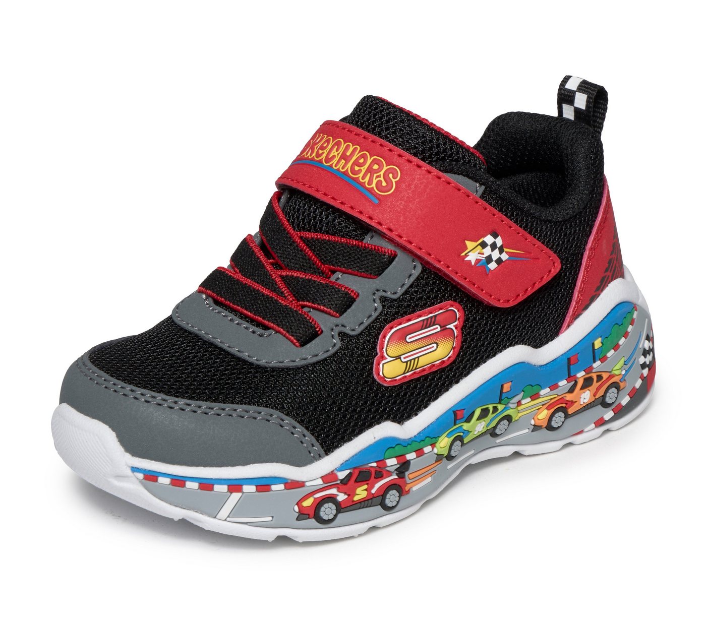 Skechers PLAY SCENE Lauflernschuh Freizeitschuh mit bedruckter Sohle, Größenschablone zum Download
