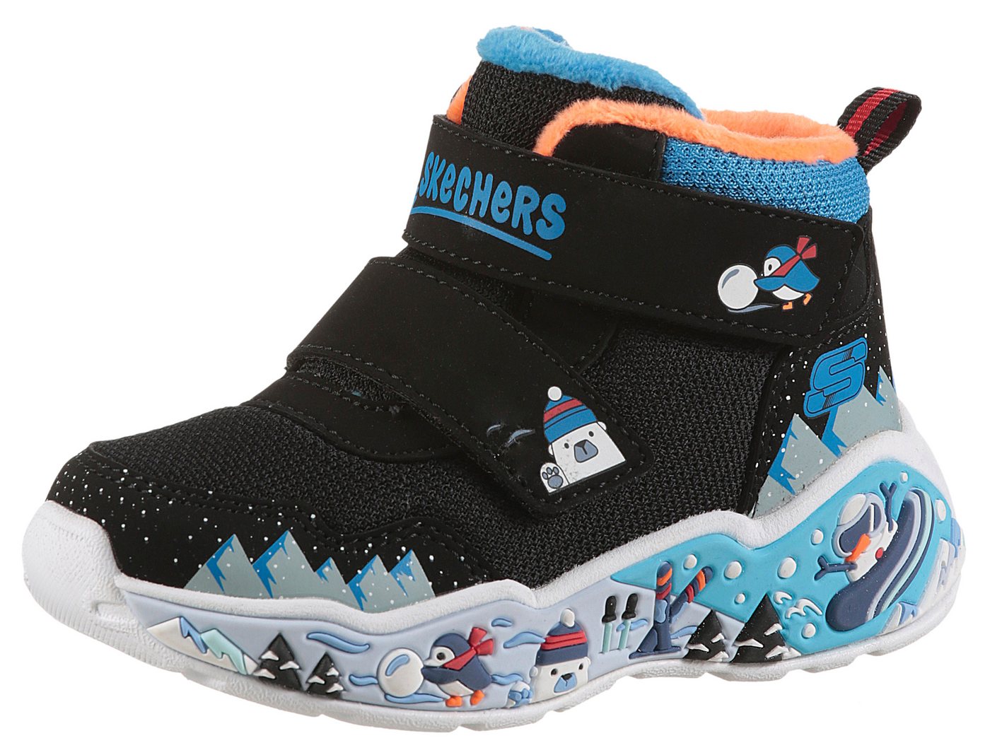 Skechers PLAY SCENE Winterstiefel Klettboots mit Warmfutter, Größenschablone zum Download