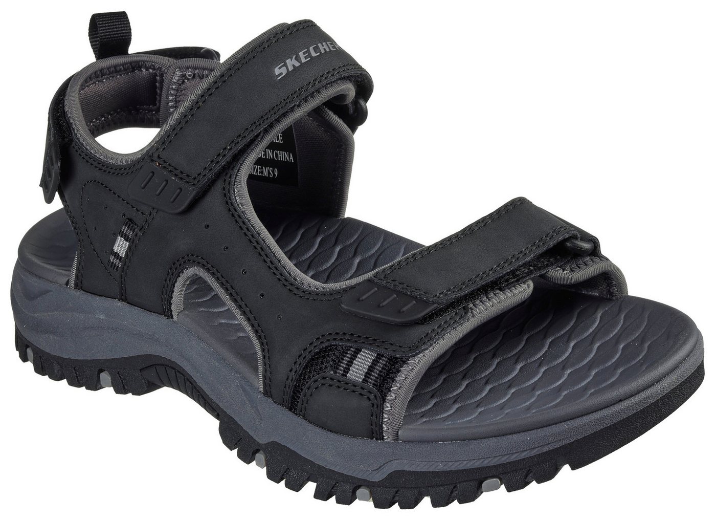 Skechers PREWITT-RIGDON Sandale, Trekking Sandale, Outdoorsandale mit Luxe Foam Ausstattung