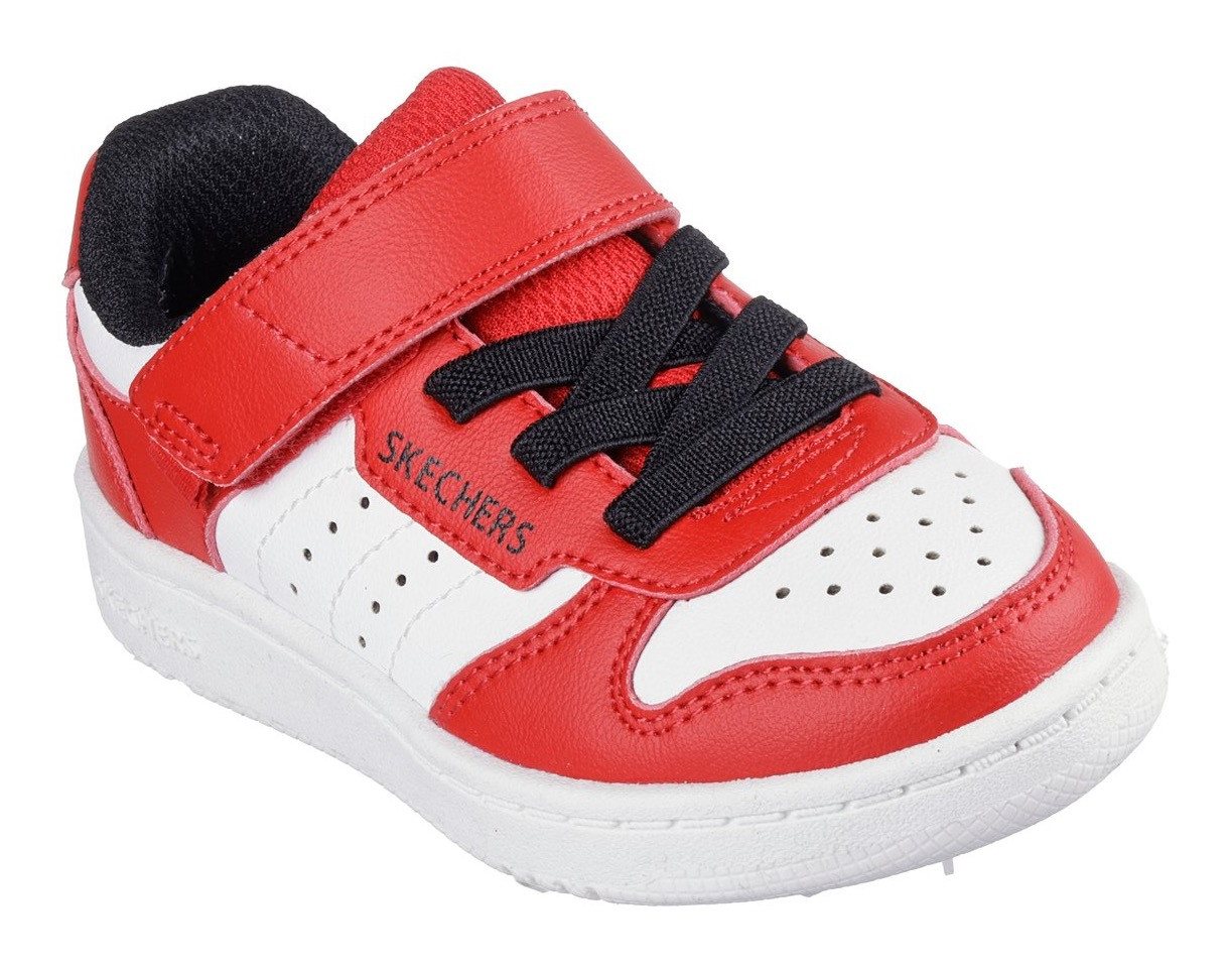 Skechers QUICK STREET Lauflernschuh, Retro Sneaker mit Klettverschluss, Größenschablone zum Download