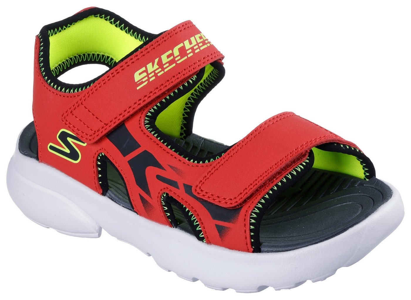 Skechers RAZOR SPLASH-AQUA BUDDIES Sandale, Sandale mit Klettverschluss, waschbar, Größenschablone zum Download