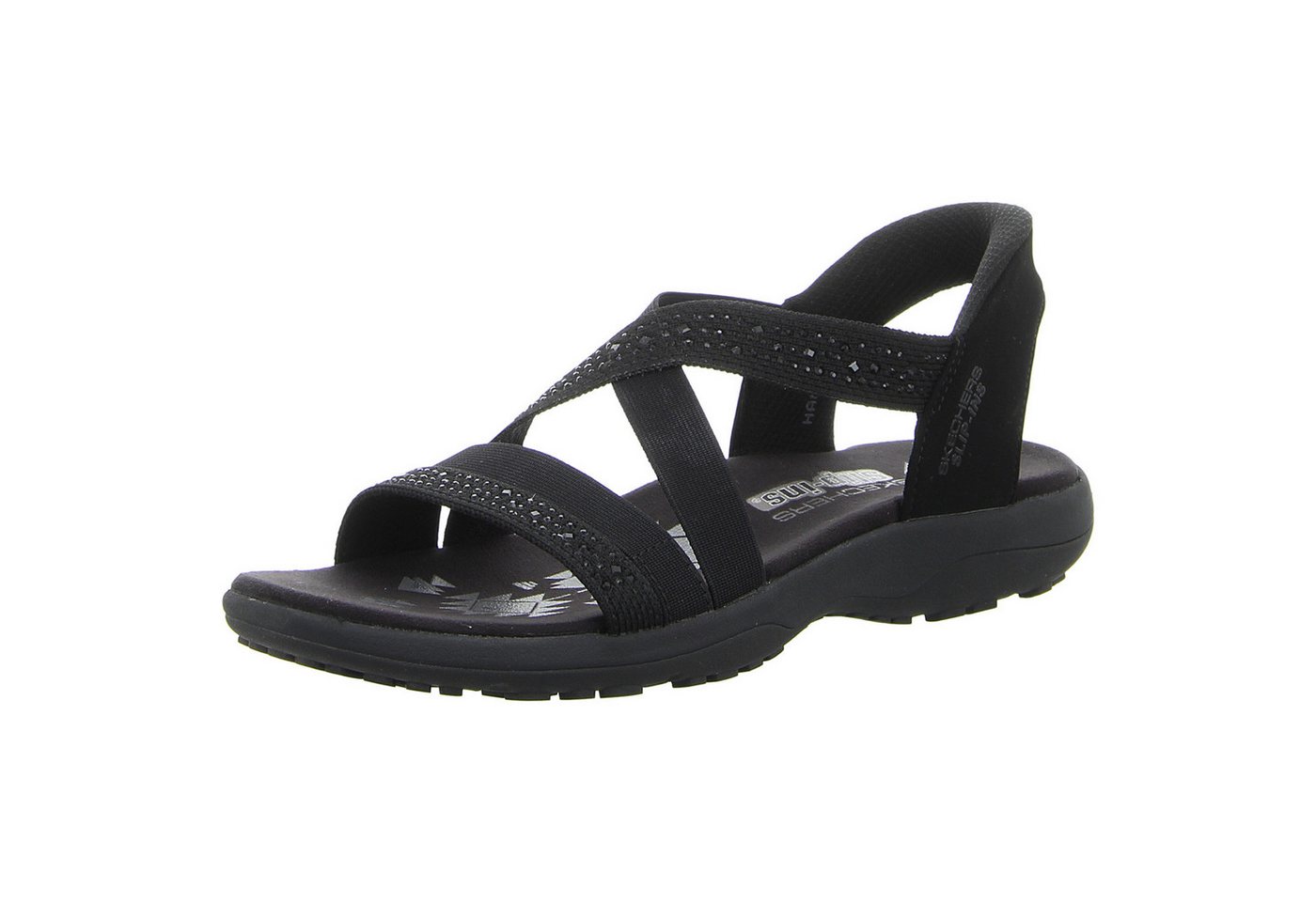 Skechers Reggae Slim Sandale (schwarz)
