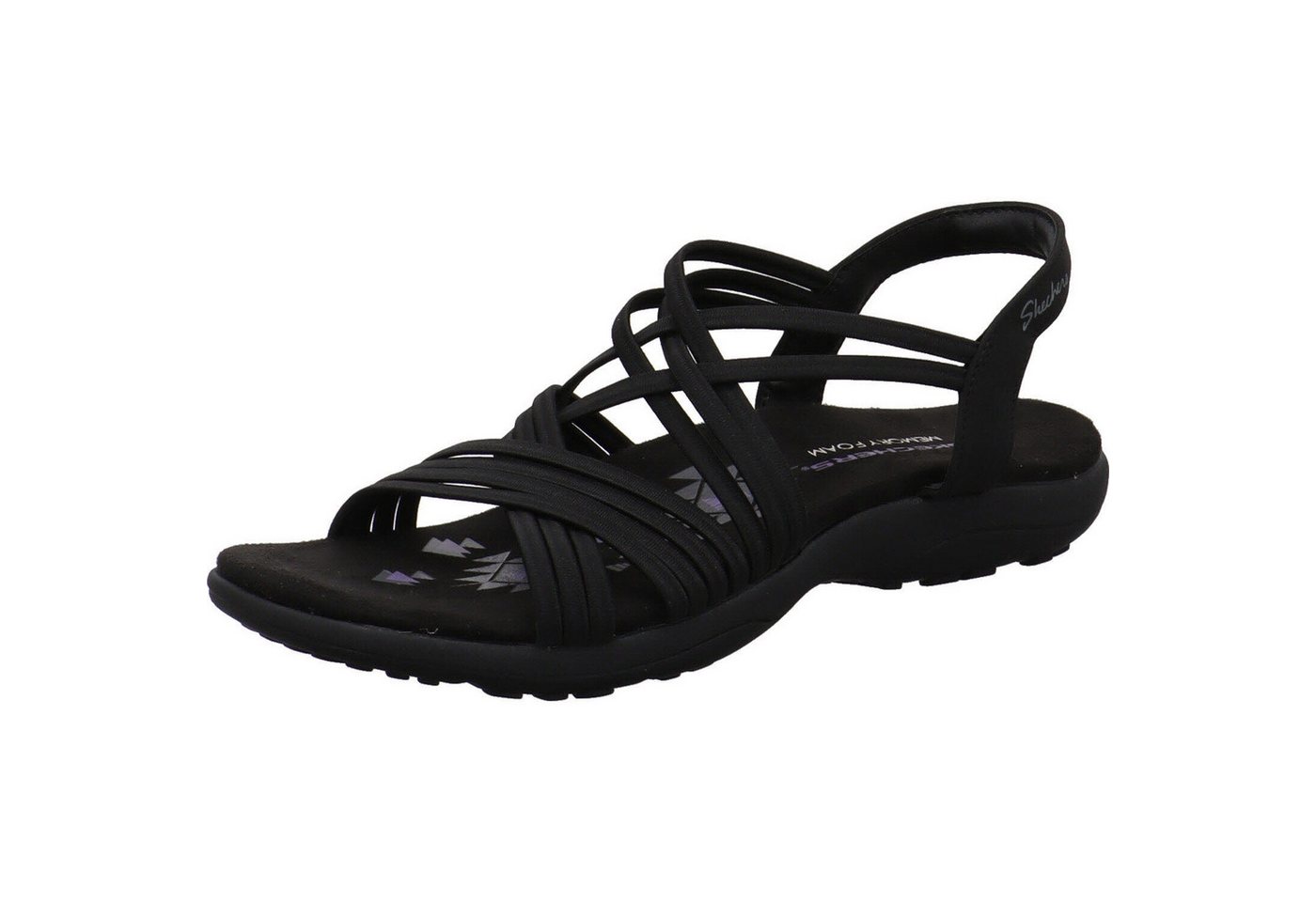 Skechers Reggae Slim - Sunnyside Sandalette (schwarz)