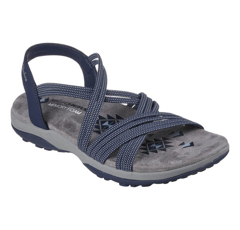 Skechers - REGGAE SLIM TURN IT UP - 163117 NVY - Blau Sandalette