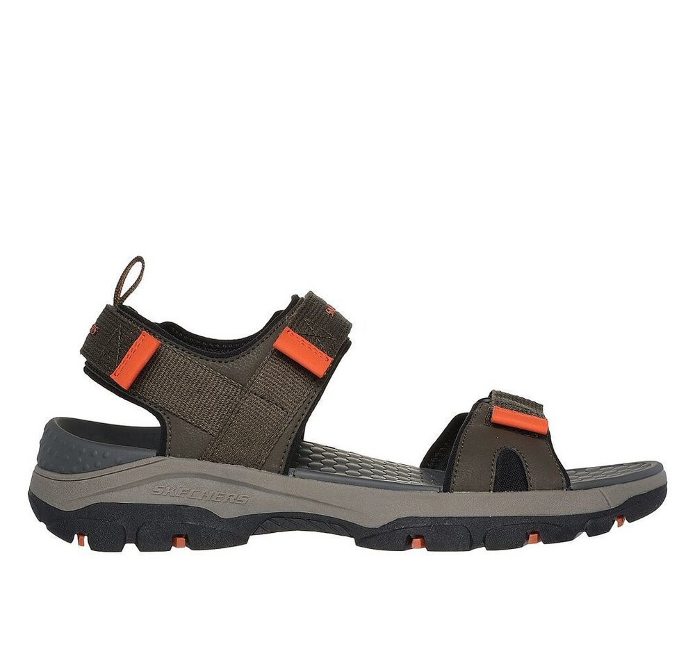 Skechers – Relaxed Fit: Tresmen Ryer – Grün Sandalette