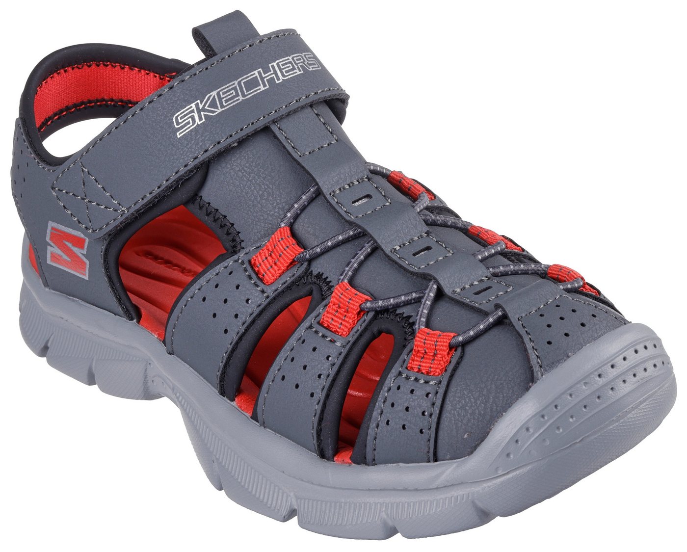 Skechers RELIX-VALDEX Sandale Badesandale mit leichter Laufsohle, Größenschablone zum Download