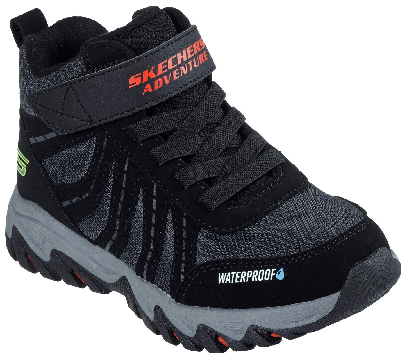 Skechers RUGGED RANGER-HYDRO SCOUT Winterstiefel, Trekkingschuh, Outdoorschuh, Schnürboots mit Fleece Futter