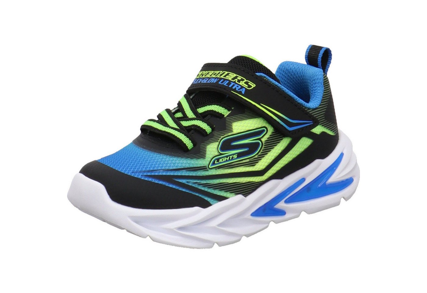 Skechers S Lights Flex Glow Ultra Sneaker (blau/schwarz)