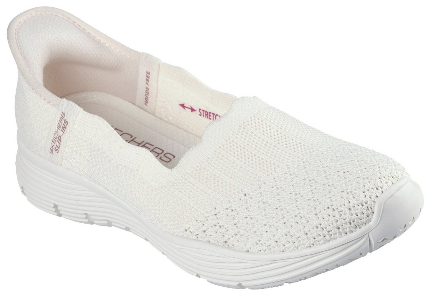 Skechers SEAGER-BELIEVE IT Slip-On Sneaker, Slipper, Reha Schuh mit Handsfree Slip-ins Funktion