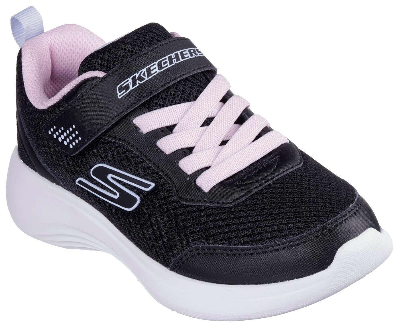 Skechers SELECTORS Sneaker, Slip-On Sneaker mit Klettverschluss, Größenschablone zum Download (rosa/schwarz)
