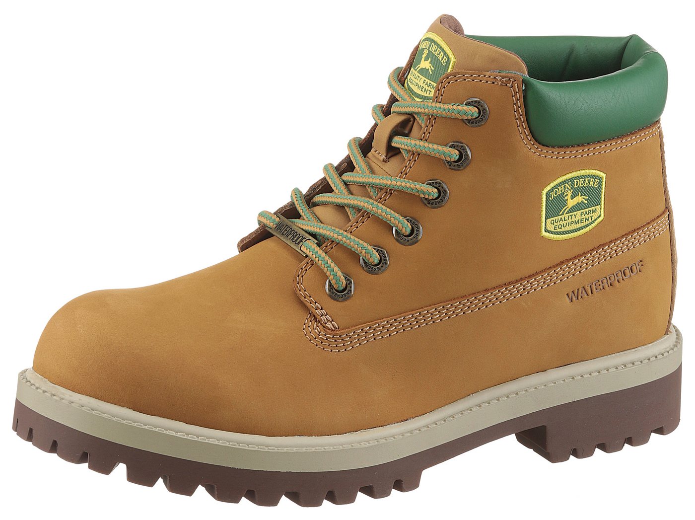 Skechers SERGEANTS JOHN DEERE-DOZER Schnürstiefel Boots mit John Deere Collaboration (braun/grün)