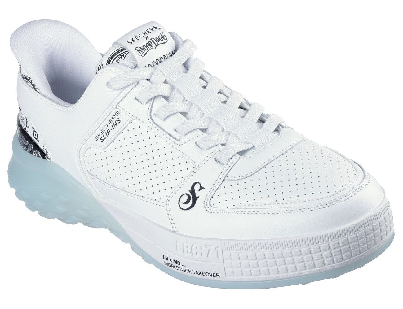 Skechers SIZZLE-SNOOP SIZZLE SLIP-INS PAISLEY Slip-On Sneaker, Snoop Dogg Sneaker, Sneaker zum Schlupfen