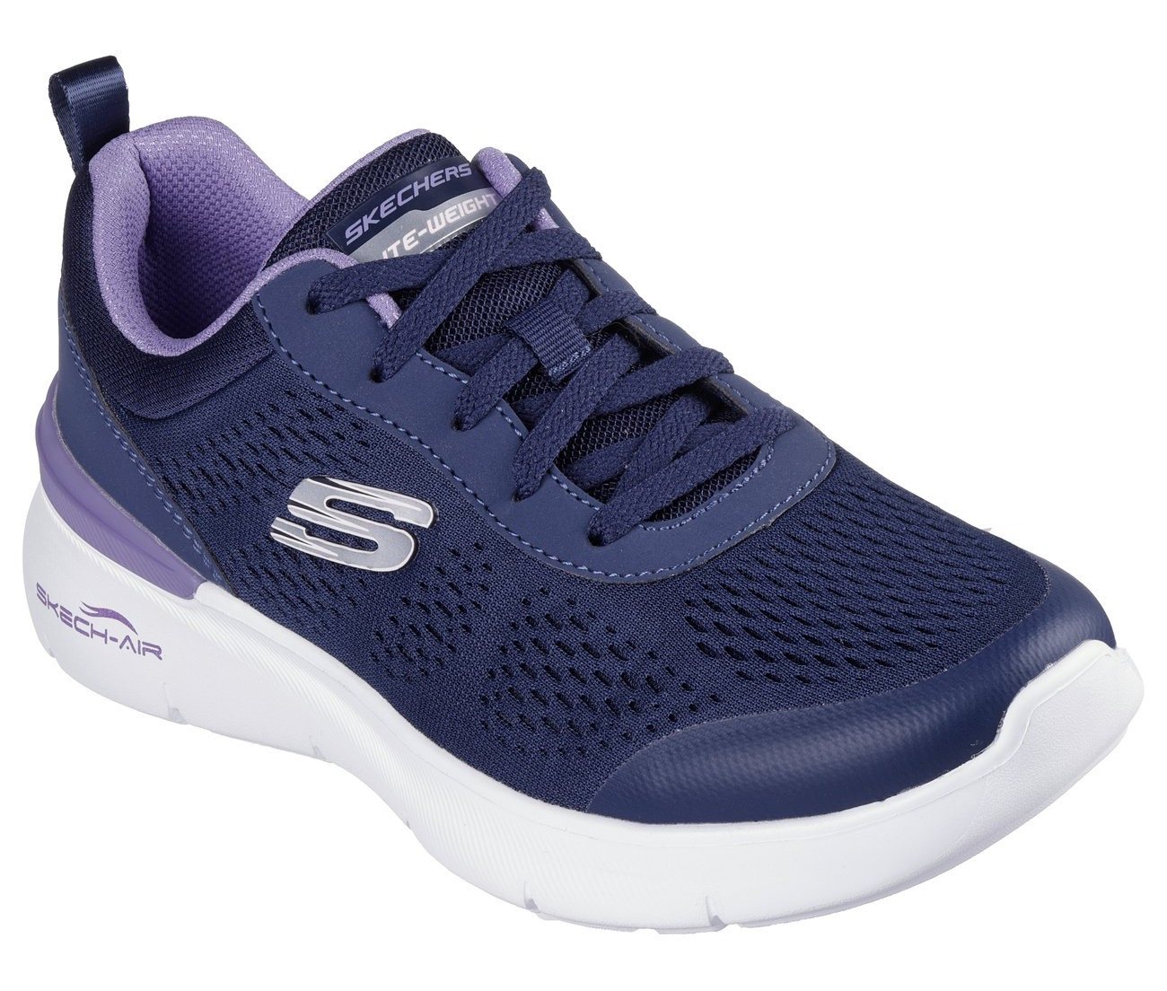 Skechers SKECH-AIR DYNAMIGHT 2.0-NEW HEIGHTS Sneaker, Schnürschuh, Fitnessschuh, Halbschuh, Freizeitsch mit Memory Foam (blau)