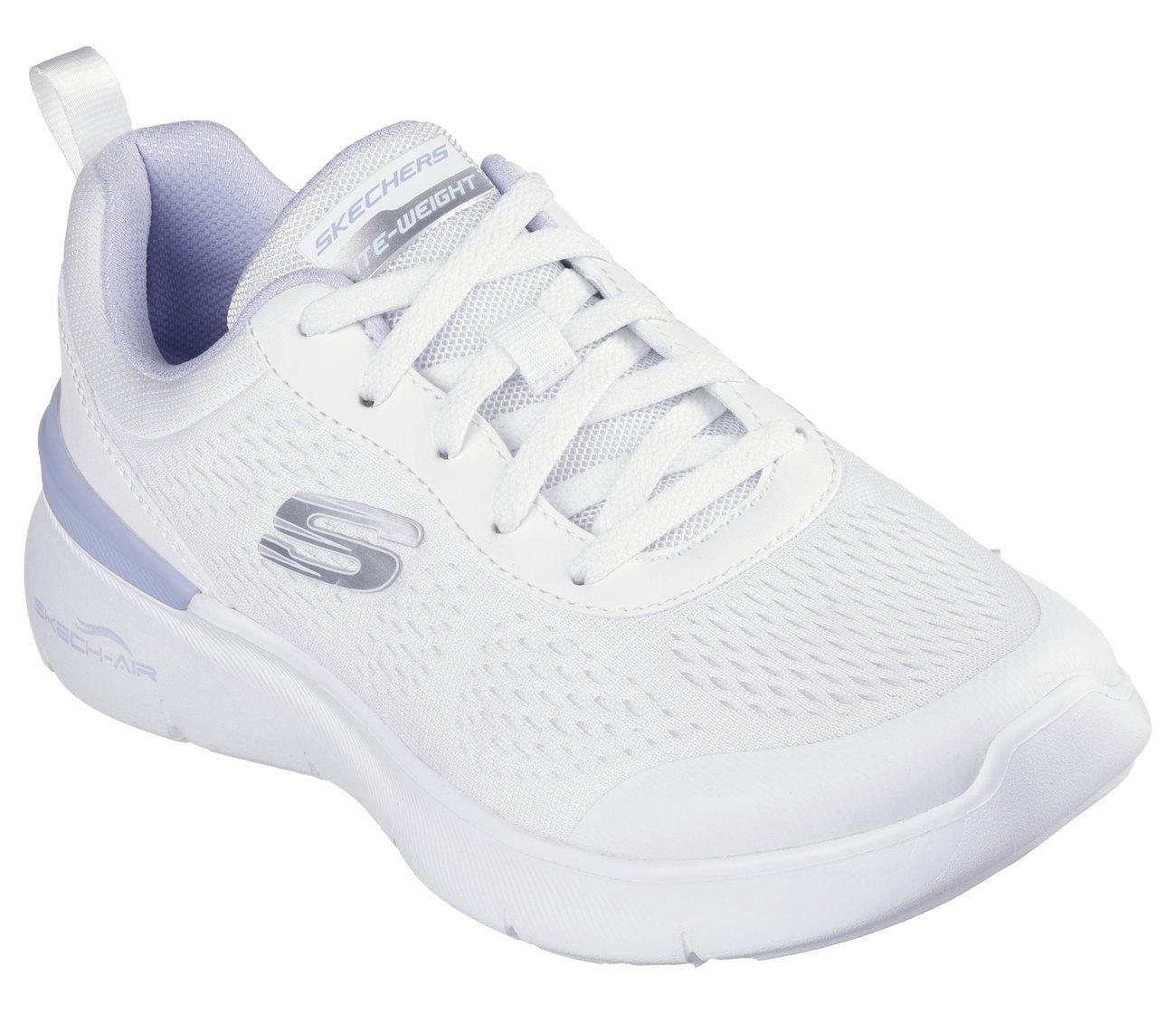 Skechers SKECH-AIR DYNAMIGHT 2.0-NEW HEIGHTS Sneaker, Schnürschuh, Fitnessschuh, Halbschuh, Freizeitsch mit Memory Foam (blau/weiß)