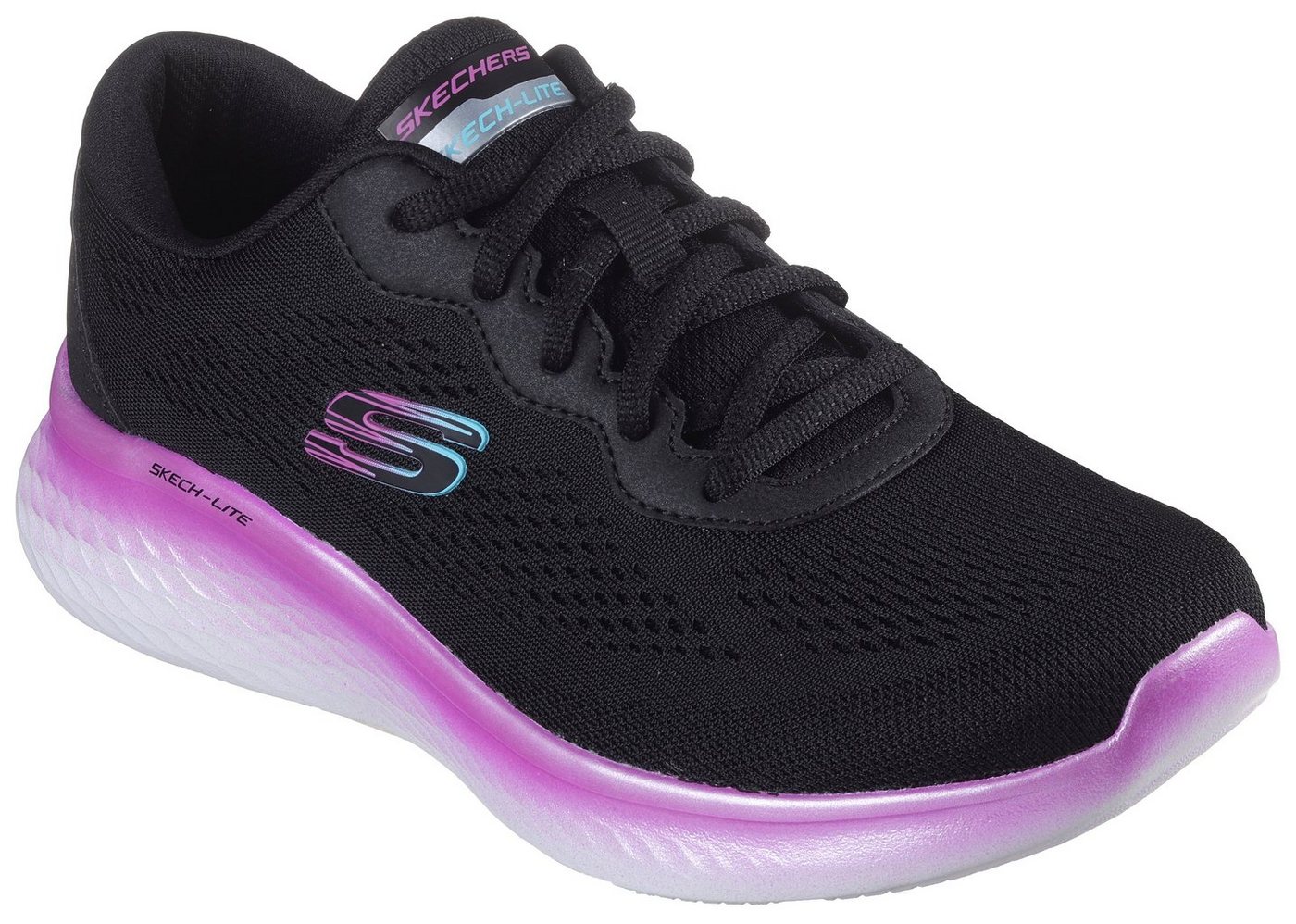 Skechers SKECH-LITE PRO-STUNNING STEPS Sneaker, Freizeitschuh, Halbschuh, Schnürschuh mit Air-Cooled Memory Foam