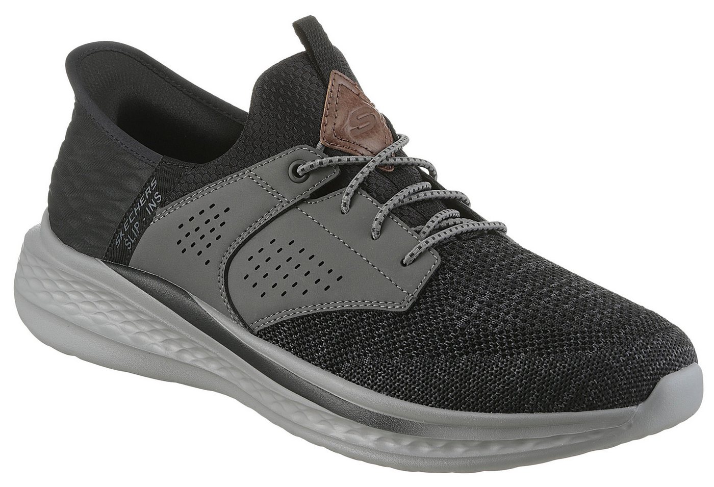 Skechers SLADE-CASTER Slip-On Sneaker Slipper, Sneaker mit Gummizug und Slip-ins