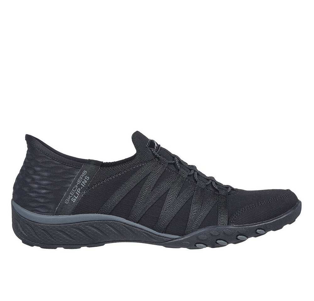 Skechers – Slip ins: Breathe-Easy – Schwarz Slipper