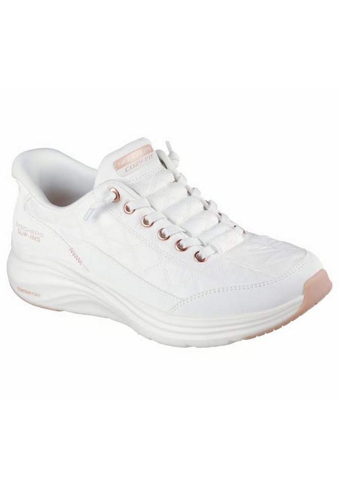 Skechers Slip-ins: Contour Foam - Cozy Fit Golden Hour Sneaker (weiß)
