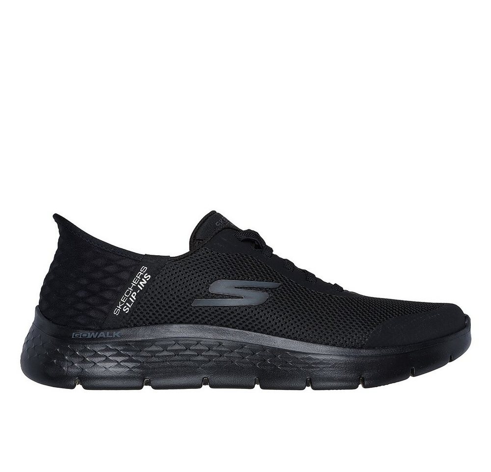 Skechers – Slip-Ins: GO WALK Flex Hands Up – Black Slipper