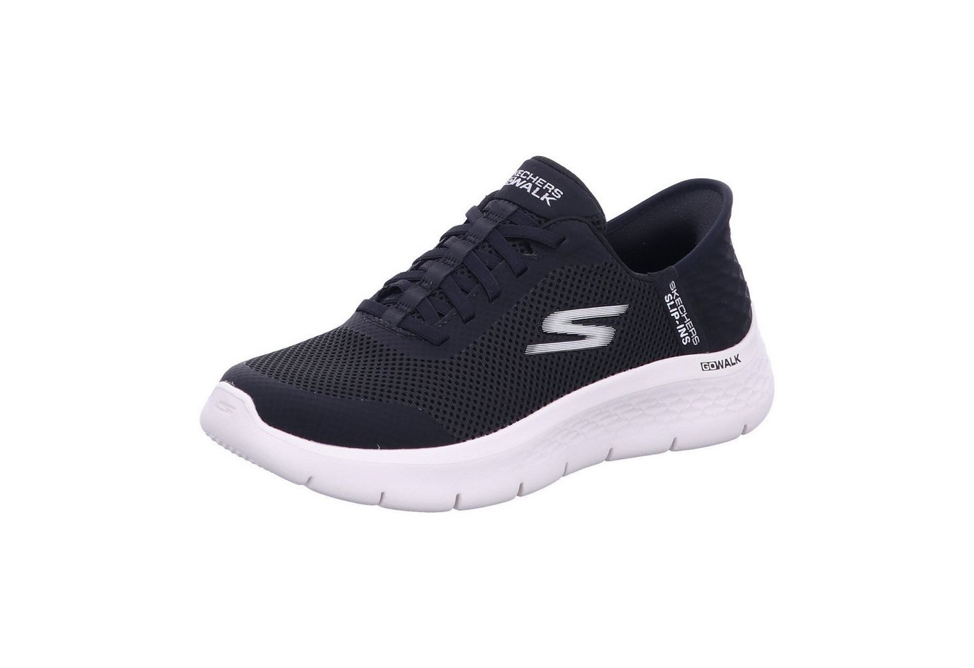 Skechers GO WALK FLEX - GRAND ENTRY Sneaker (schwarz/weiß)