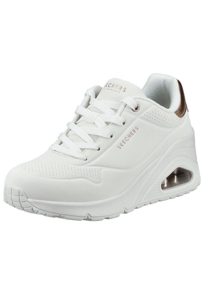 Skechers Sneaker Lederimitat Sneaker (weiß)