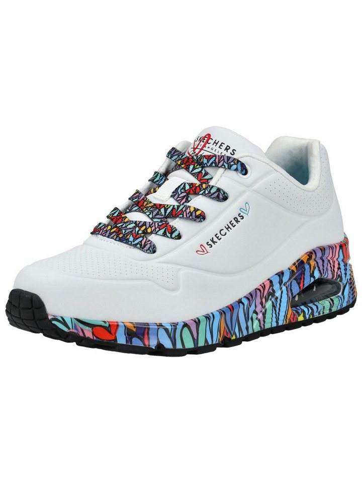 Skechers Sneaker Lederimitat Sneaker (weiß)