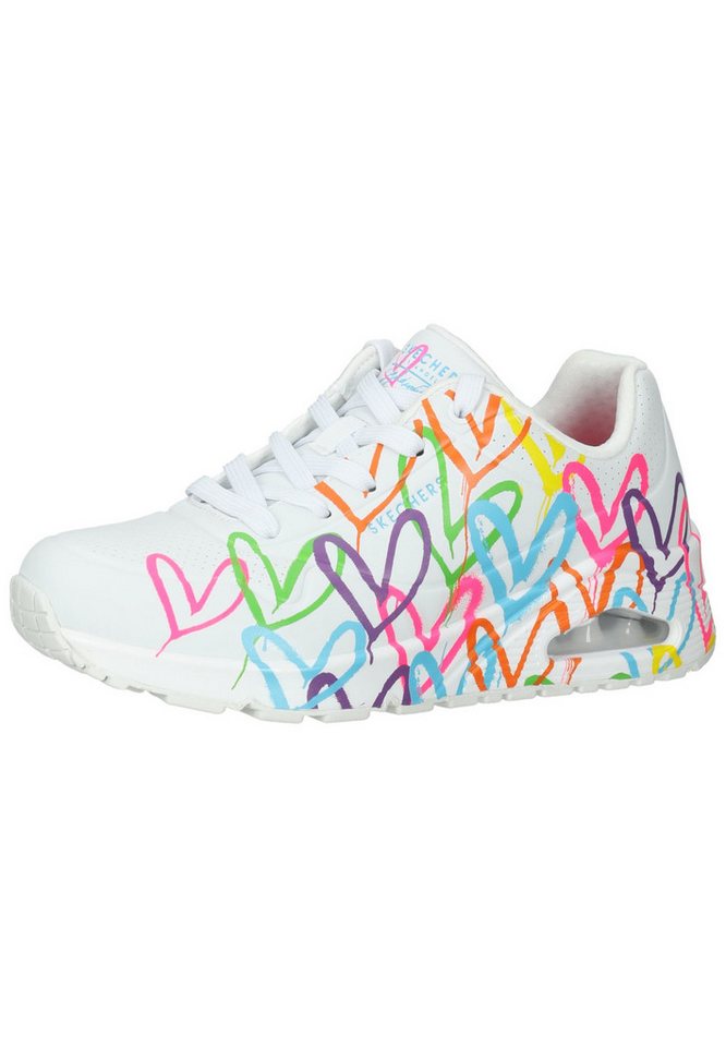 Skechers Sneaker Lederimitat Sneaker (weiß)