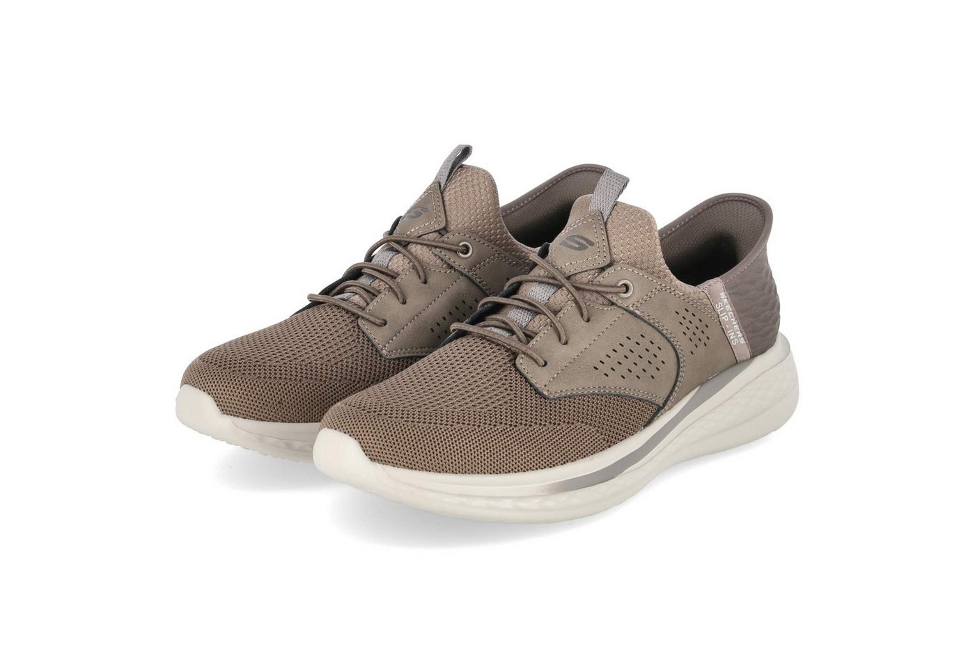 Skechers 210889 KHK Herren Textil & Synthetik green Schnürschuh