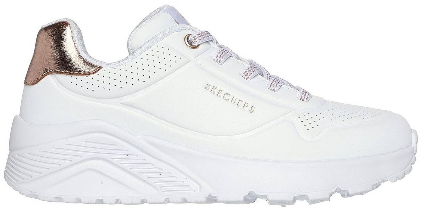 Skechers Uno Lite White Leather / Grey Sneaker