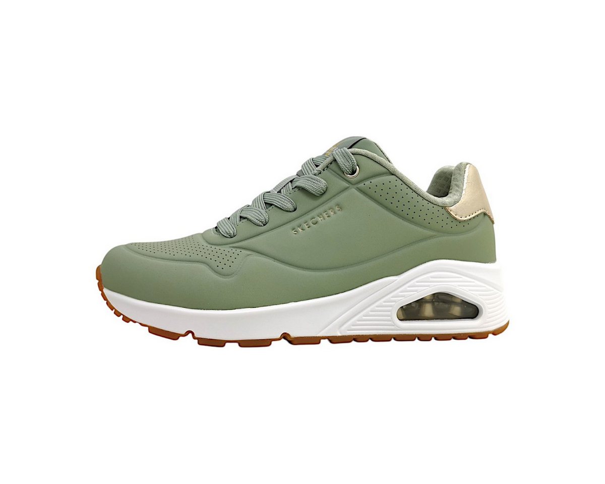 Skechers sportlicher Schnürer Schnürschuh (grün)