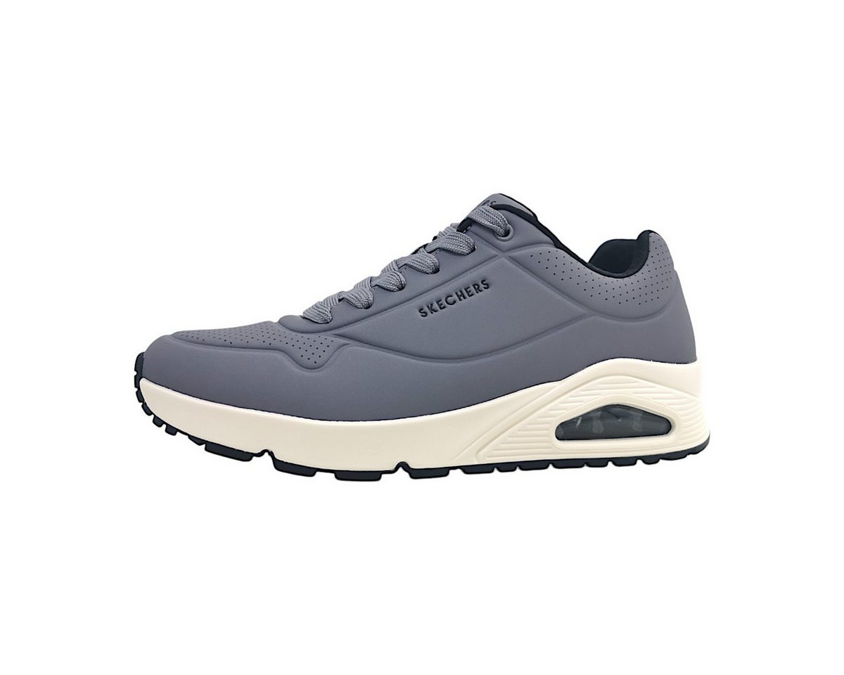Skechers sportlicher Schnürer Trainingsschuh (grau)