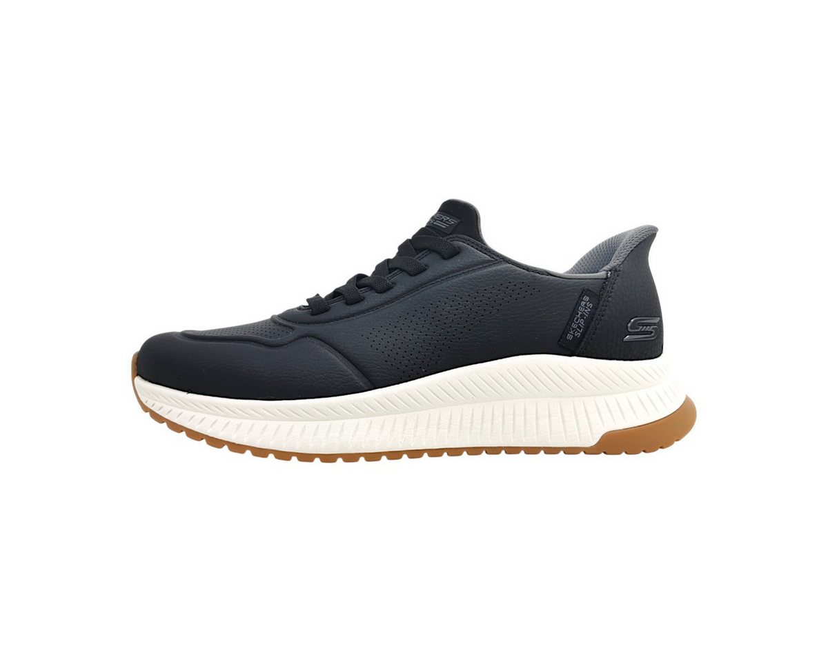 Skechers sportlicher Schnürer Trainingsschuh (schwarz)
