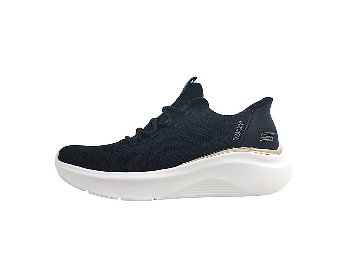 Skechers sportlicher Schnürer Trainingsschuh (schwarz)