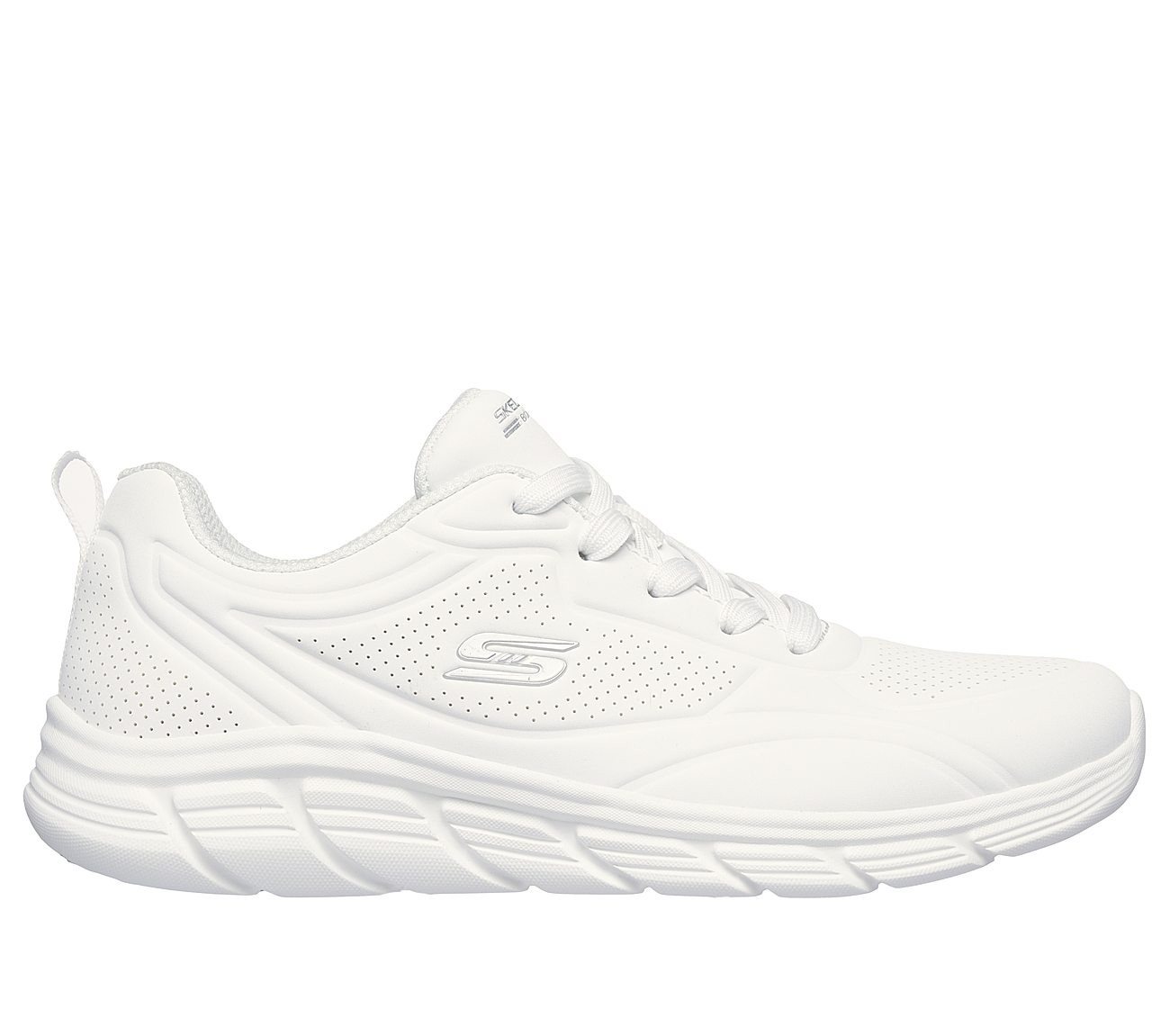 Skechers sportlicher Schnürer Trainingsschuh (weiß)