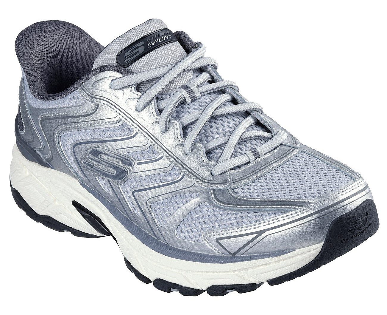 Skechers STAMINA SPORT Slip-On Sneaker Retro Sneaker, Schnürschuh mit Slip-ins