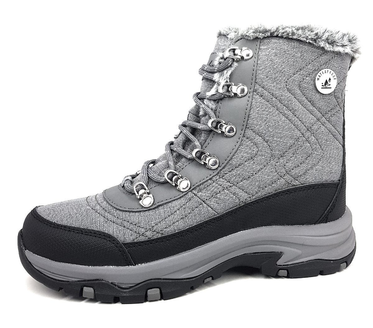 Skechers Stiefel Schnürstiefelette (grau)