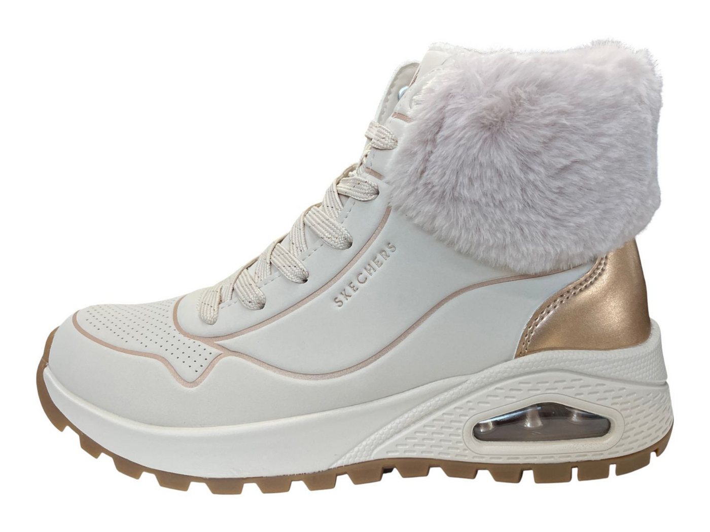 Skechers UNO-RUGGED-FALL SHIMMER 167993/NTGD natural/gold beige Sneaker