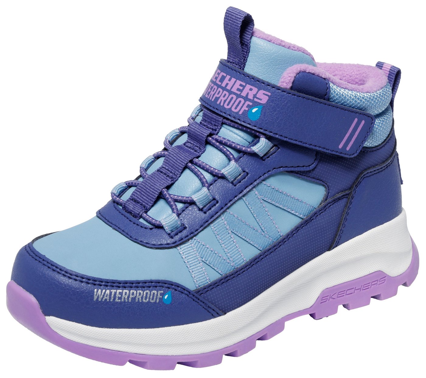 Skechers STORM BLAZER Klettstiefel Winterboots, wasserabweisend, Größenschablone zum Download