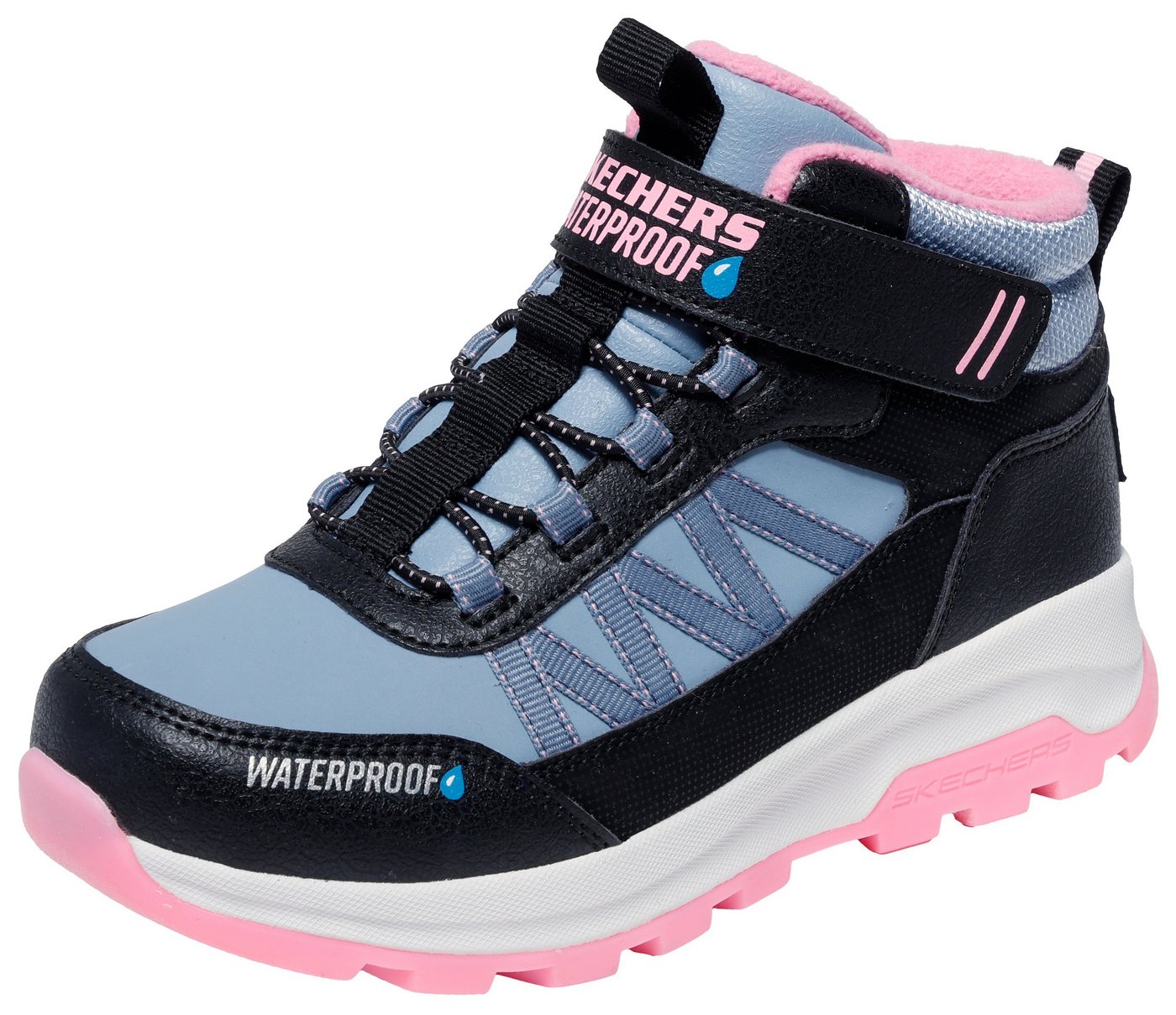 Skechers STORM BLAZER Klettstiefel Winterboots, wasserabweisend, Größenschablone zum Download