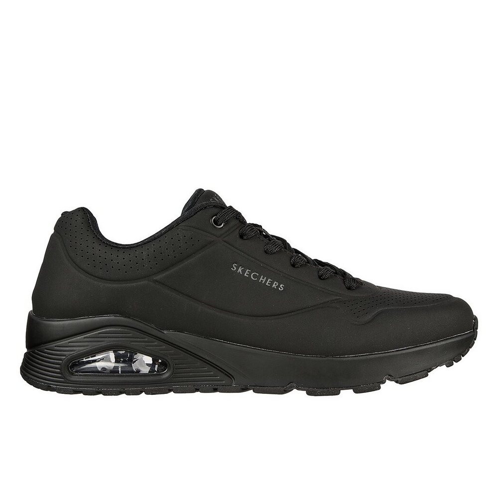 Skechers - STREET MENS - Schwarz Schnürschuh