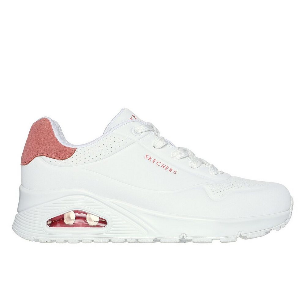 Skechers – Street Uno: Pop Back – Weiß Schnürschuh