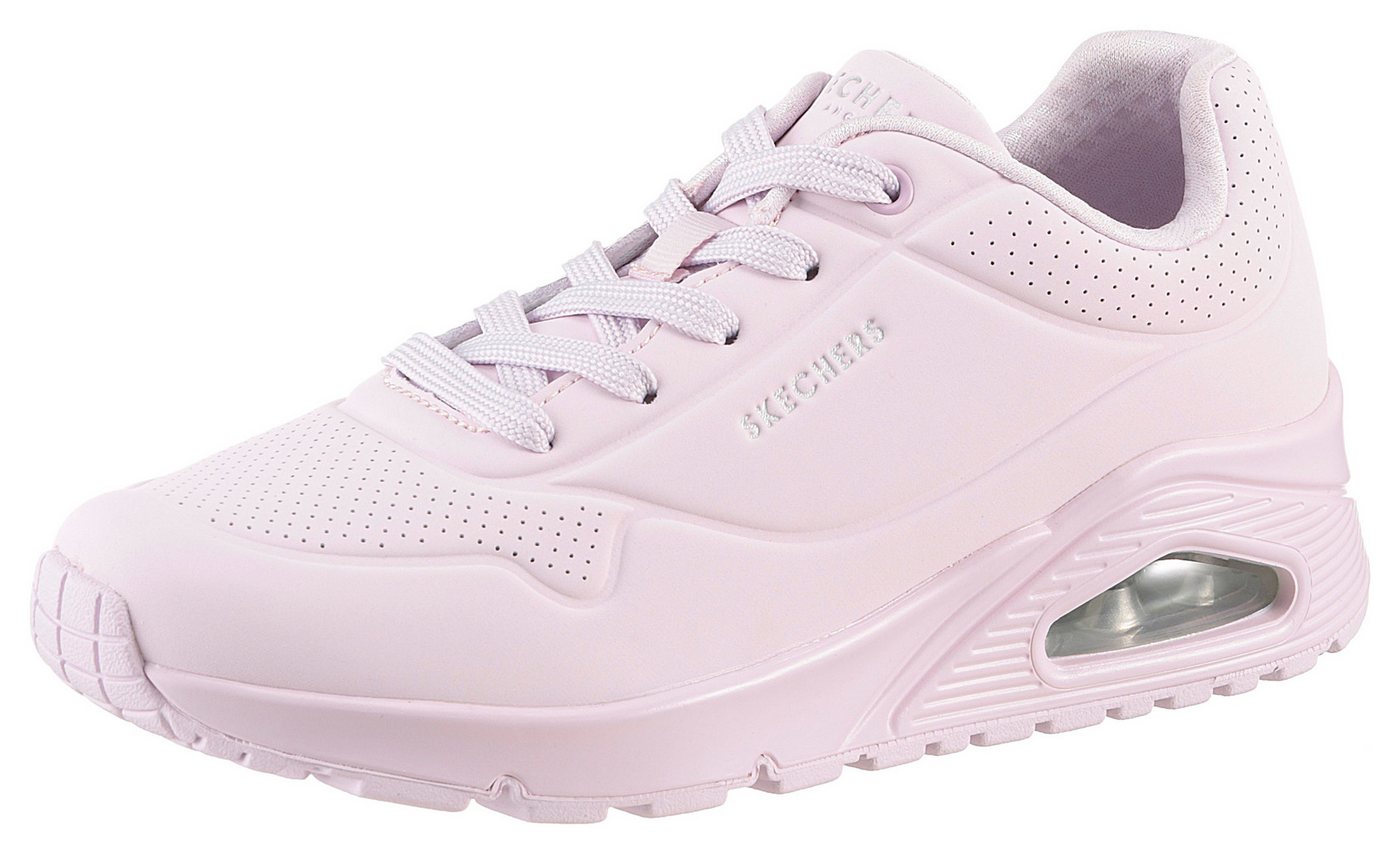 Skechers Street Uno - Stand on Air Sneaker Freizeitschuh, Halbschuh, Schnürschuh mit Memory Foam (rosé)