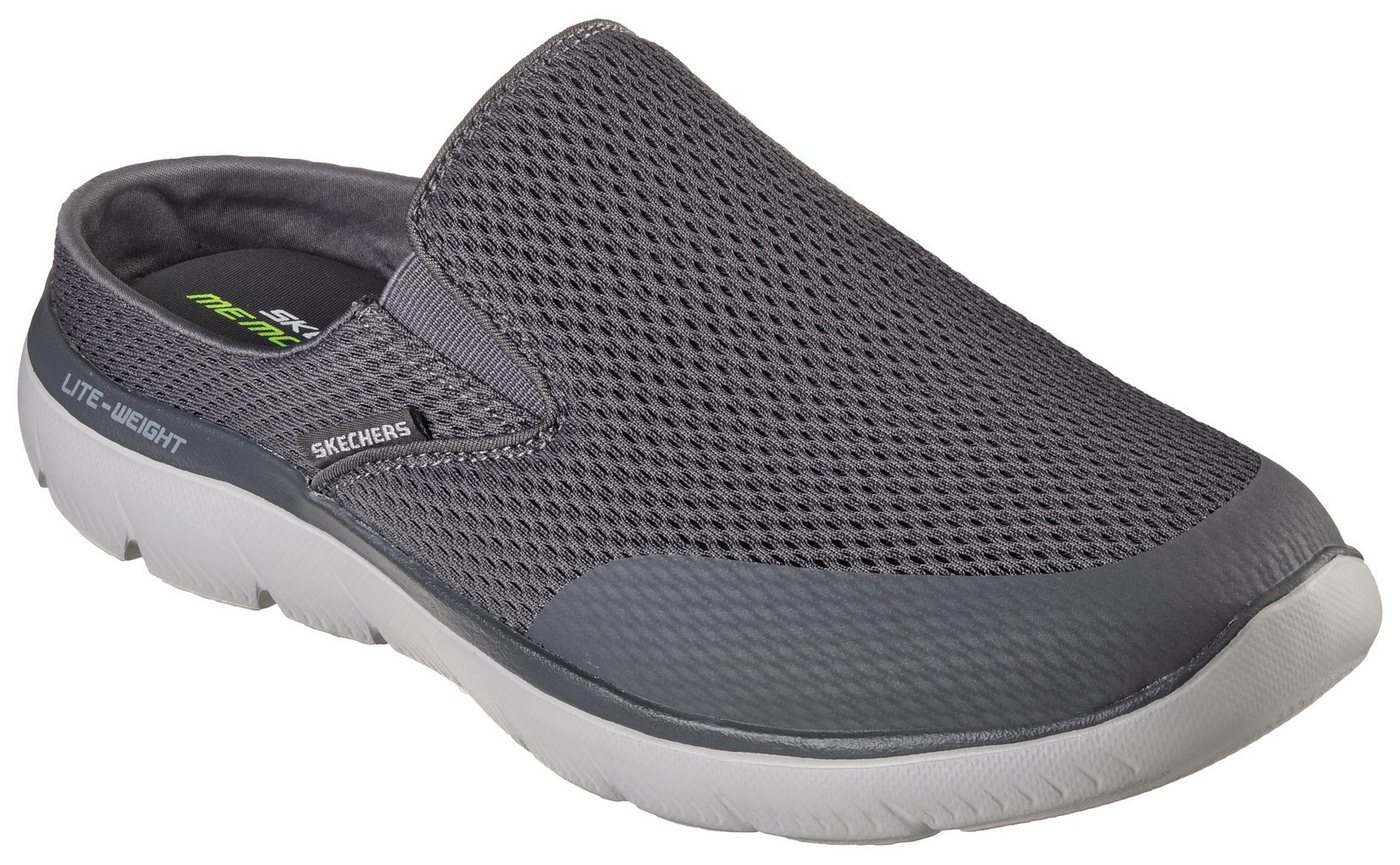 Skechers SUMMITS Clog, Sommerschuh, Schlappen, Urlaub, im sportiven Look (grau)