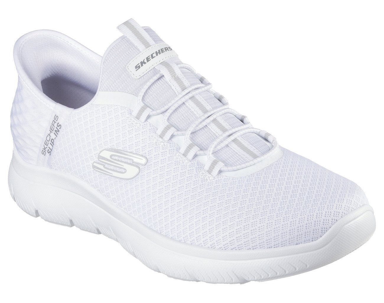 Skechers SUMMITS-HIGH RANGE Slip-On Sneaker, Freizeitschuh mit Slip Ins-Fersenpart für einen leichten Einstieg