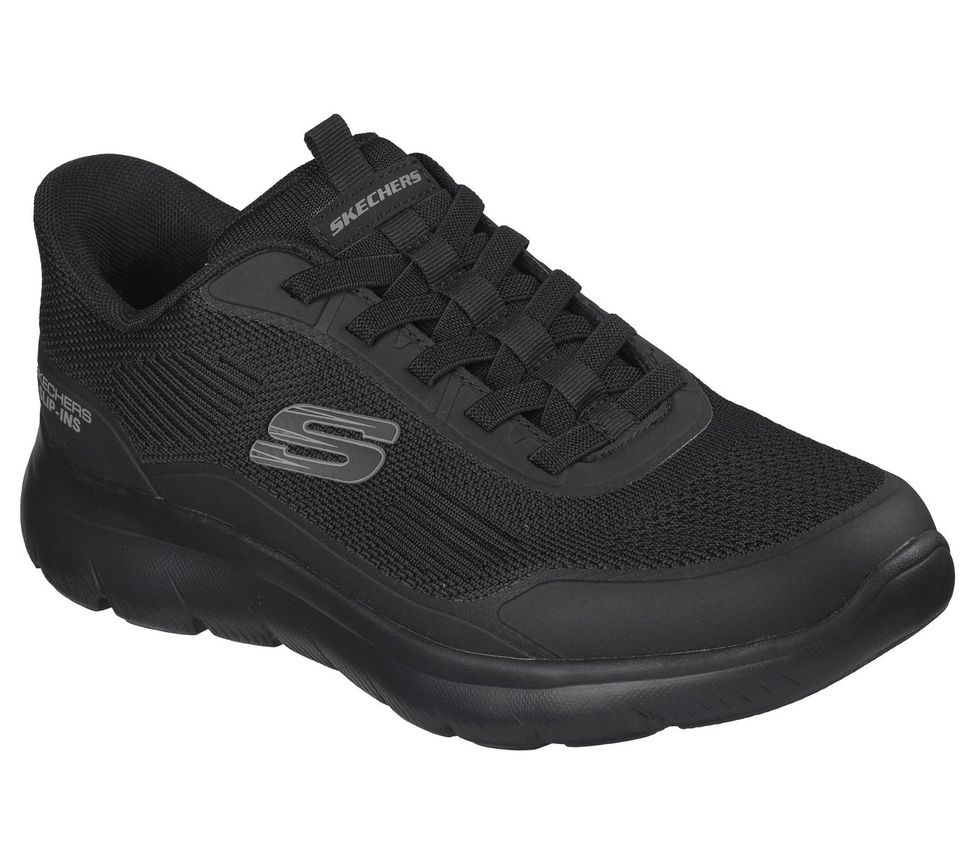 Skechers SUMMITS-LEYTER Slip-On Sneaker Slipper, Schnürschuh mit Handsfree Slip-Ins Funktion