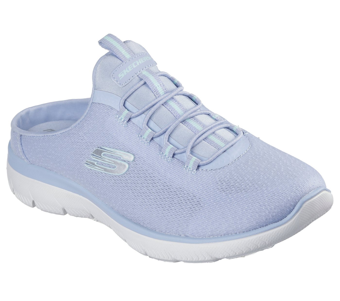 Skechers SUMMITS-SIMPLY SWEET Sabot Freizeitschuh, Sommerschuh, Hausschuh mit weicher Innensohle