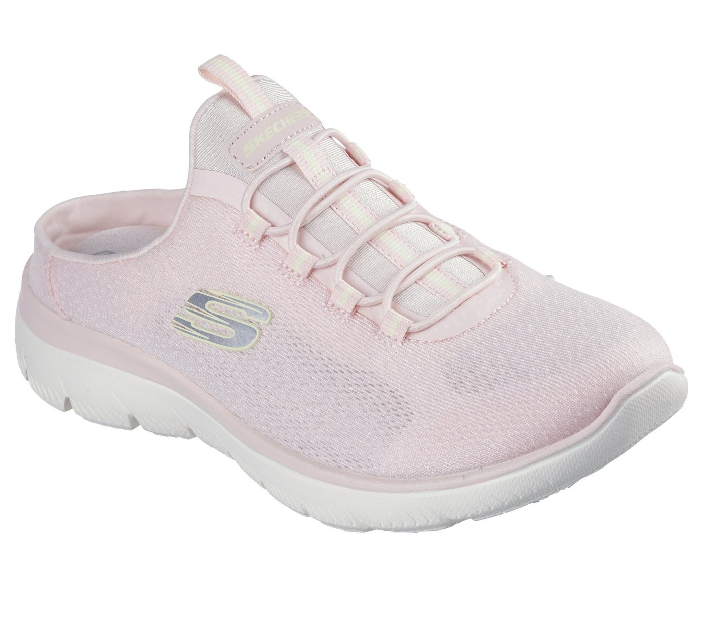 Skechers SUMMITS-SIMPLY SWEET Sabot Freizeitschuh, Sommerschuh, Hausschuh mit weicher Innensohle