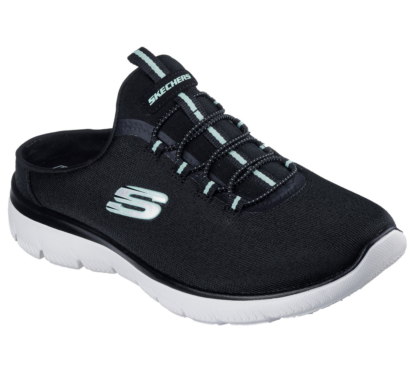 Skechers SUMMITS-SIMPLY SWEET Sabot Freizeitschuh, Sommerschuh, Hausschuh mit weicher Innensohle